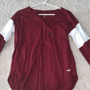 long sleeve hollister shirt